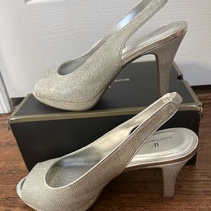 Worthington Dayne Peep Toe Stiletto Heel Pumps Women’s Shoes
